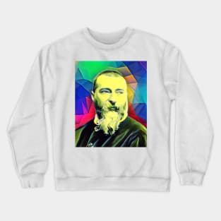 Nikolay Chernyshevsky Colourful Portrait | Nikolay Chernyshevsky Artwork 7 Crewneck Sweatshirt